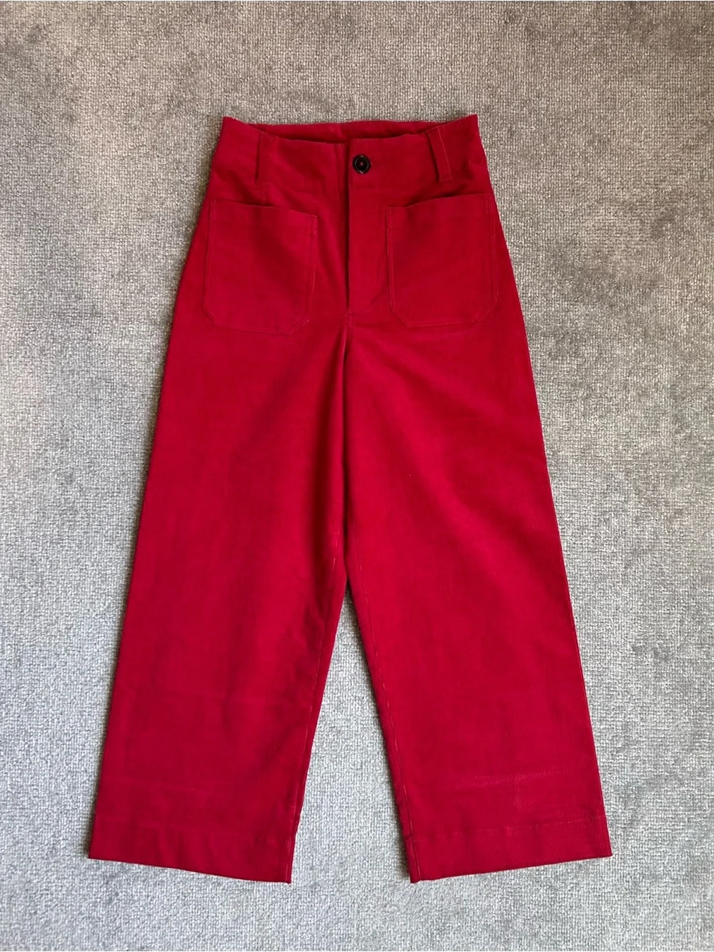 NWT Simply Southern Women’s Wide Leg Red Corduroy Pants, Size Small